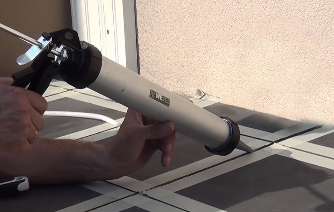 Заполнение швов