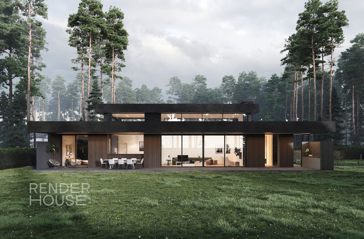 Проект МОНТЕВИЛЬ, Render House