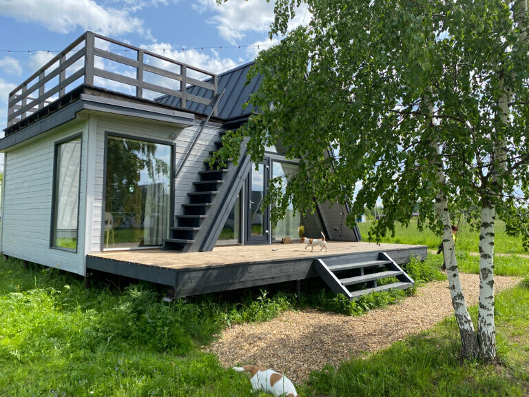 Глэмпинг Woody Village Riverside, Пантелеево, Московская область