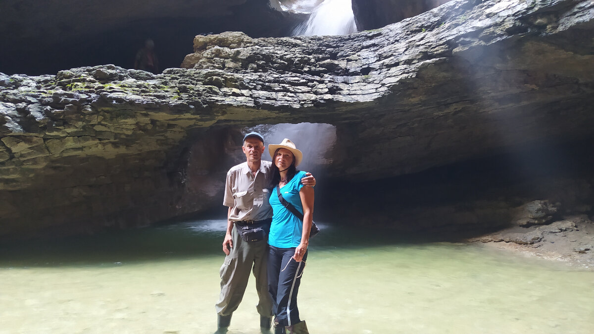 Салтинский подземный водопад