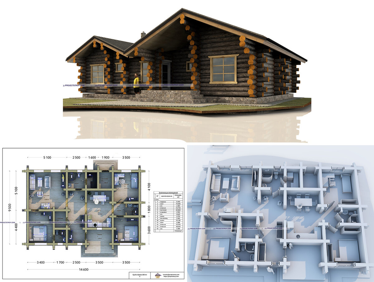 дом из сухостойной сосны