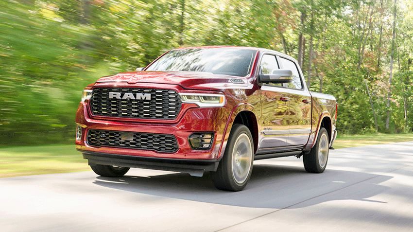 Обновленные пикапы Ram 1500 лишились V8, но получили гибридную версию