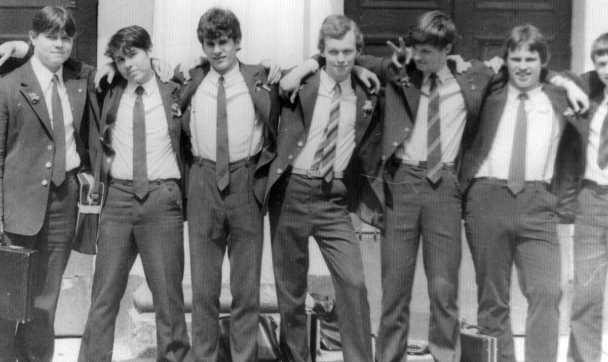 Группа выпускников школы № 434. 1986 год.