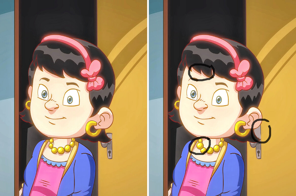 В очередных картинках спрятались отличия. Выясните где они. | Тема ...