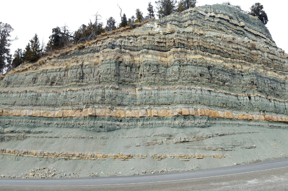 Та самая формация Грин Ривер. Каждый слой — кладезь палеонтологических находок! 