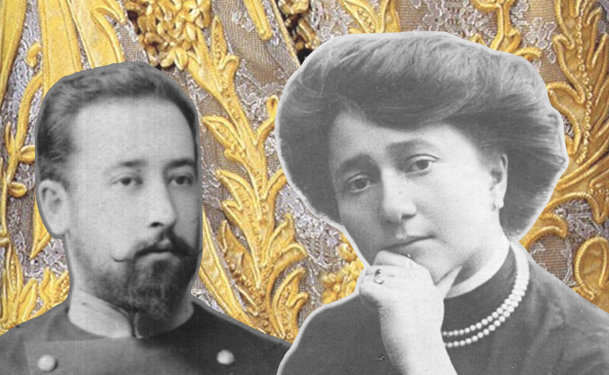 Надежда Ламанова и её муж Андрей Каютов