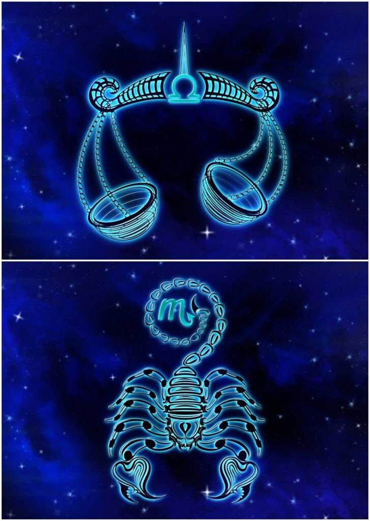 Весы переходят в знак Скорпиона