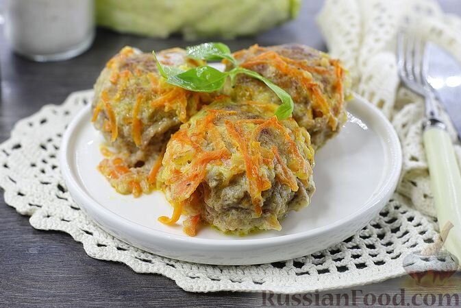 Голубцы с мясом и рисом