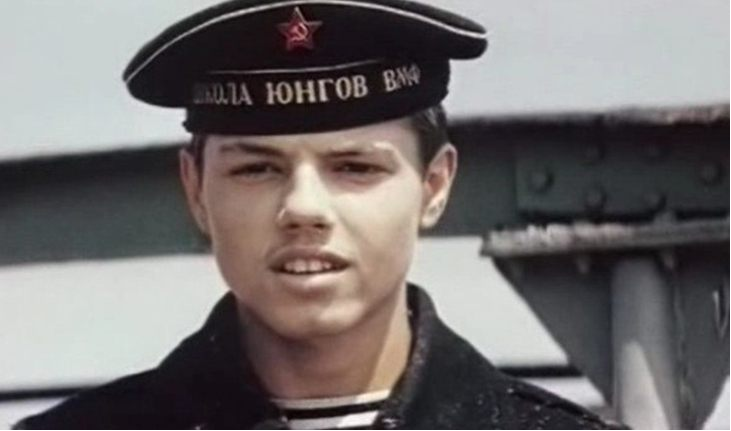В фильме «Юнга Северного флота», 1973 год.
