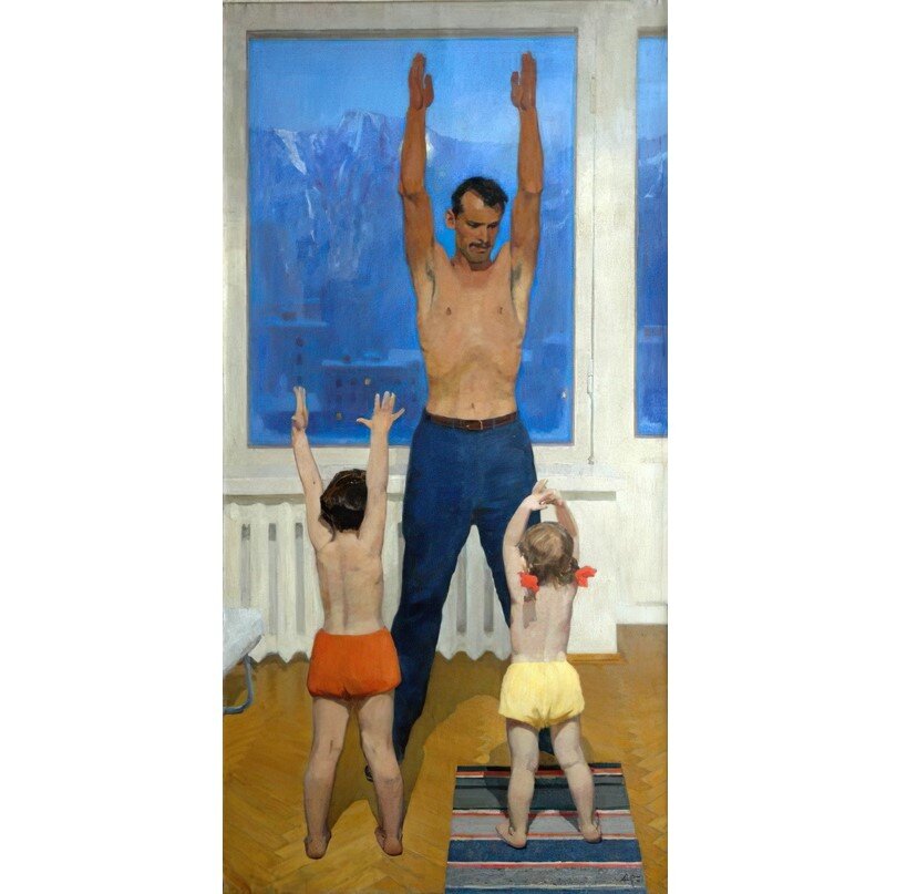 Анатолий Левитин. Зарядка. 1966