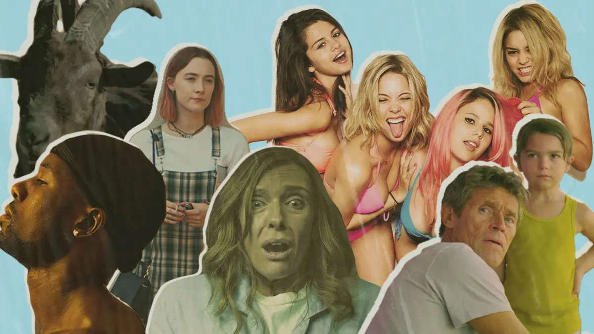 Коллаж из персонажей студии A24