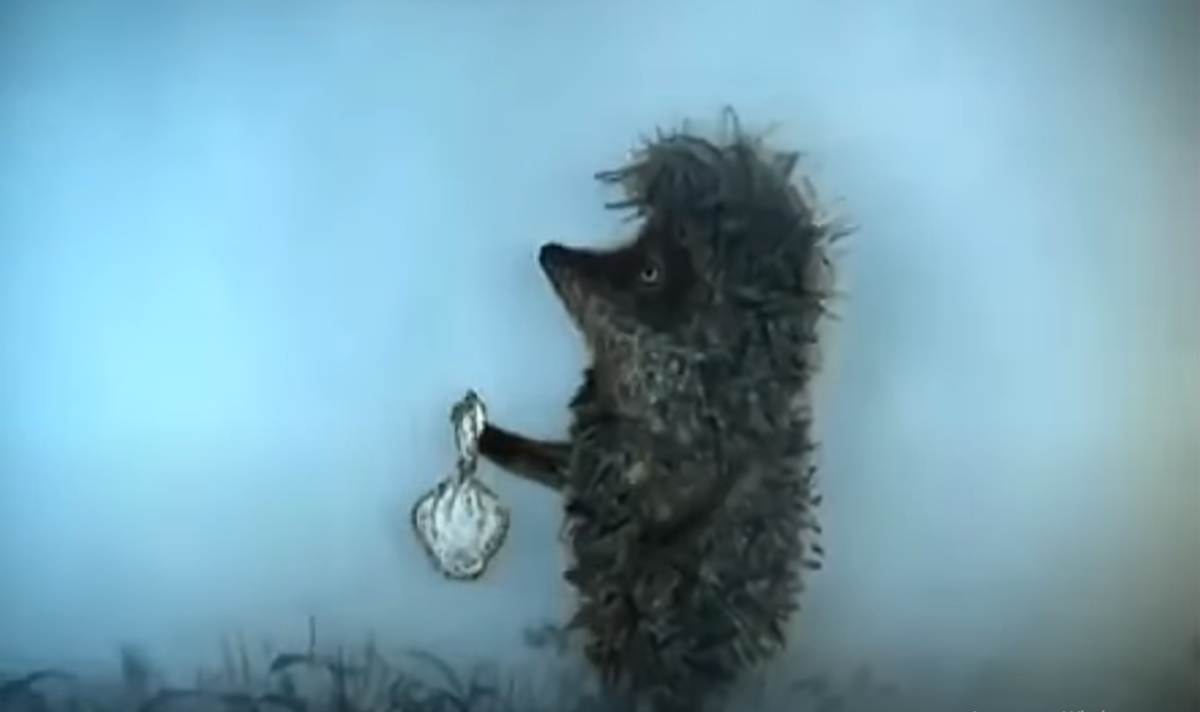 Итак, ёжик опять нашёл душевное равновесие, обретя свою пропажу...