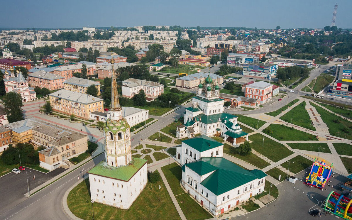 Панорама города Соликамск. Источник фото - Интернет.