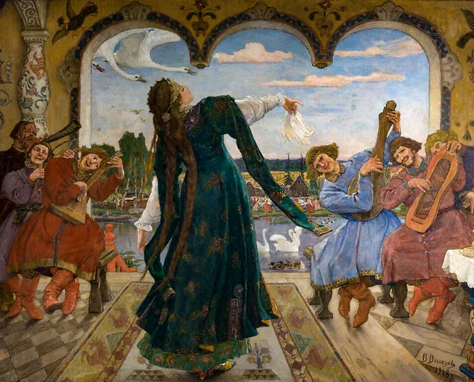 Художник Виктор Васнецов "Царевна-лягушка", 1918