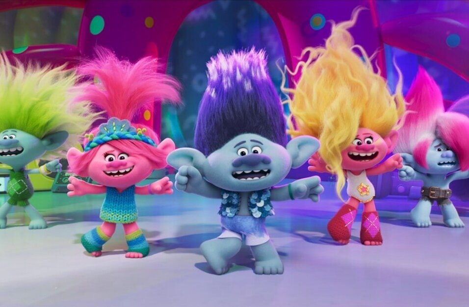 Кадр из мультфильма "Тролли. Группа в сборе". 