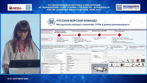 НЕВА 2023: Морская робототехника: проекты и практика. Зорнина Наталья, Начальник отдела развития ООО «РМК» (группа «Фертоинг»).