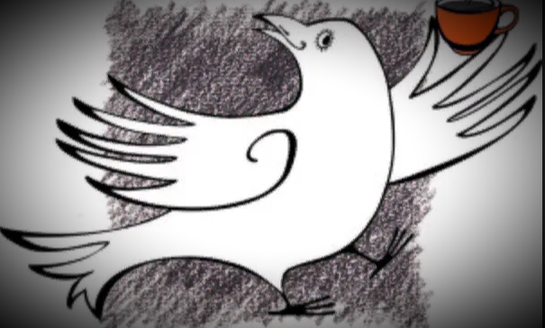 Заготовка для Ордена Белой вороны. Картинка из интернета. Идея автора