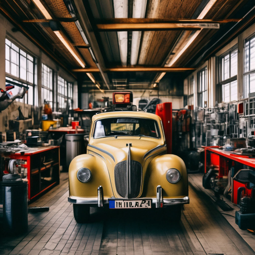                                Примерно так выглядела первая мастерская компании BMW