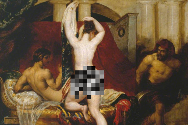 Картина на ту же тему. Автор Уильям Этти