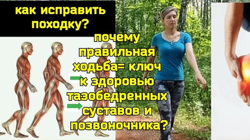 Download Video: Как правильная ходьба укрепляет тазобедренные суставы и стопы? Учимся гармонично включать мышцы ног, живота, спины