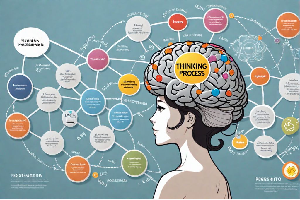 Так ИИ представляет себе мыслительный процесс :)
