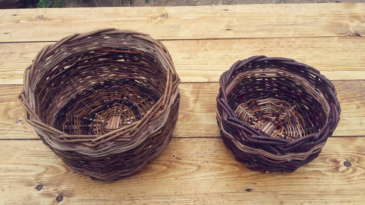 Сырные формы из ивовых прутьев