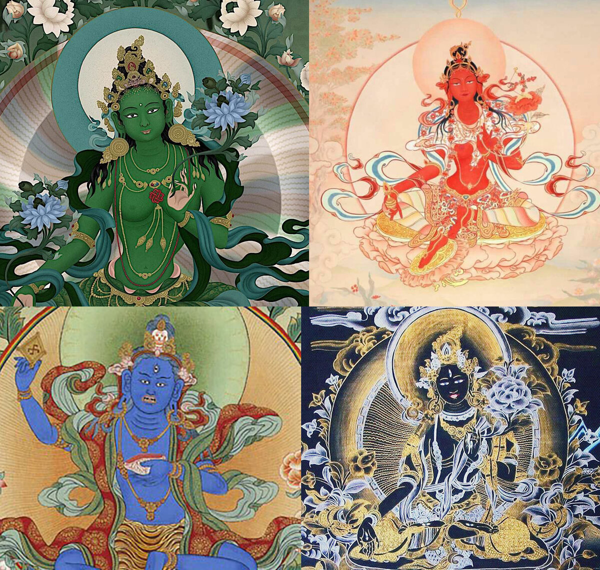 Четыре цвета богини Тары