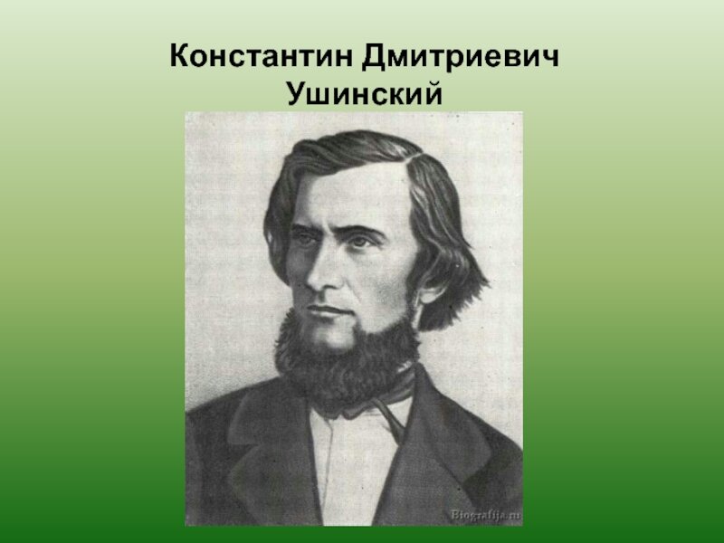 Великий русский педагог к д ушинский презентация