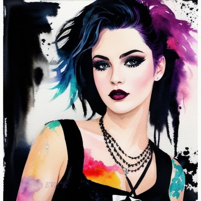 Нейро-арт автор EVA*K