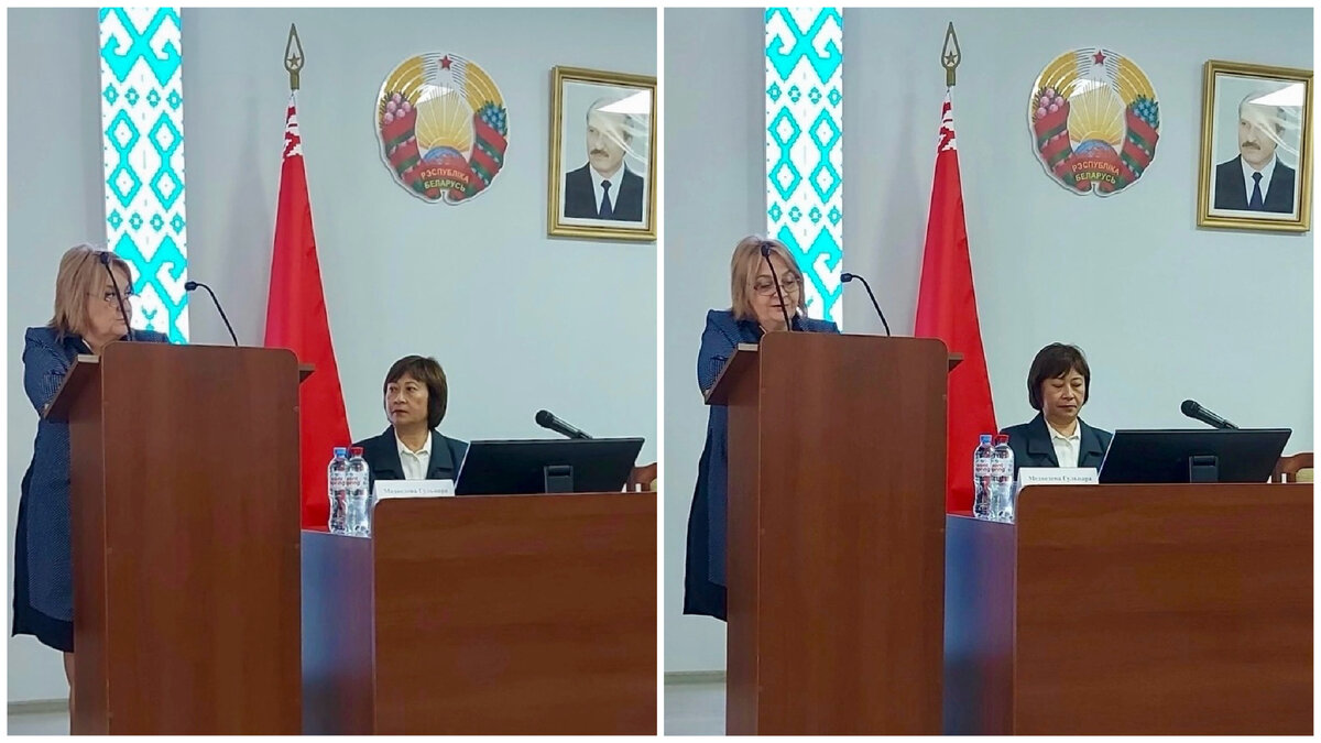 Анна Сергеевна Евдокимова во время выступления на  IX Международной научно-практической конференции «Инновации: от теории к практике»