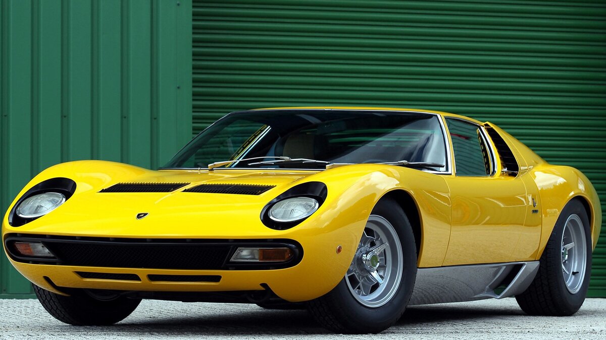 Lamborghini Miura p400 SV оранжевый