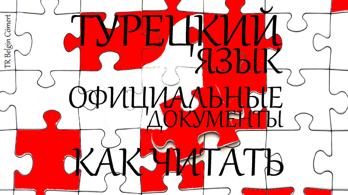 Турецкий язык. Как читать официальные документы. Слова и выражения | TR  Belgin Cömert | Турецкий | Английский | Дзен