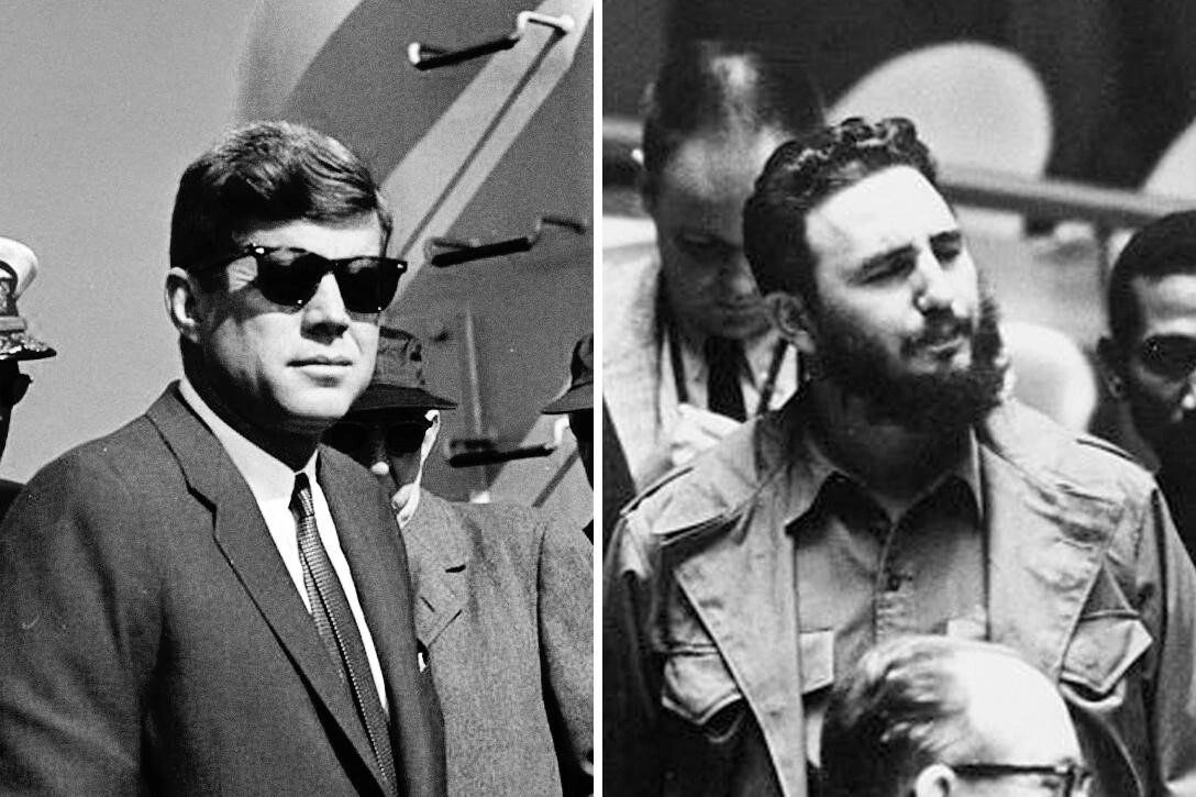 Кеннеди                                     и    Фидель Кастро