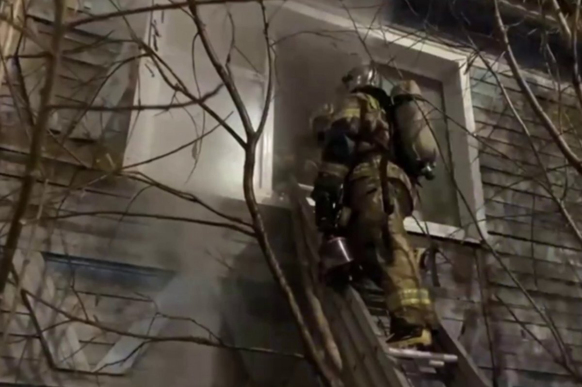    Шесть человек пострадали в пожаре на переулке Ванцетти в Томске