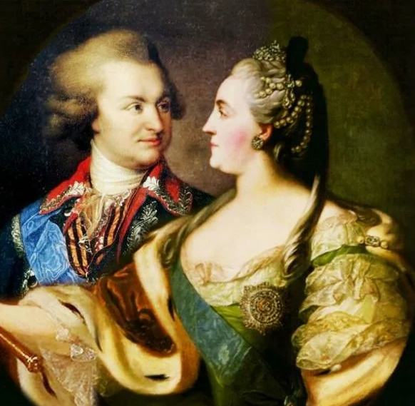 На самом деле, пара Екатерина - Потемкин в это время выглядела вот так