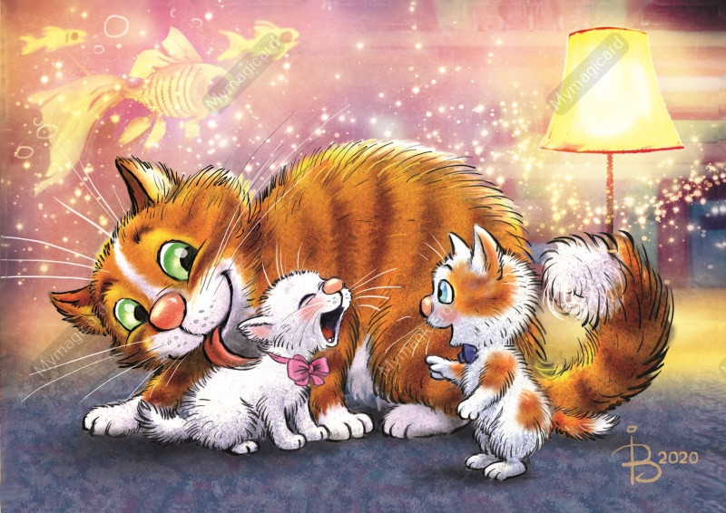 очаровательные коты Рины Зенюк