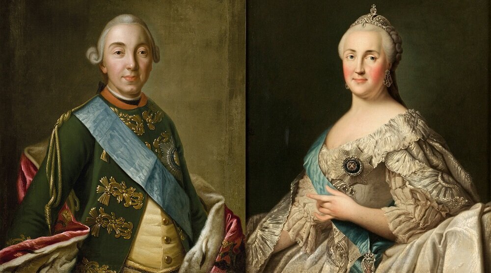 Сколько на престоле. Петр 3 и Екатерина 2. Екатерина 2 и Петр Федорович. Екатерина и Петр 3. Екатерина II (жена Петра III) 1762-1796.