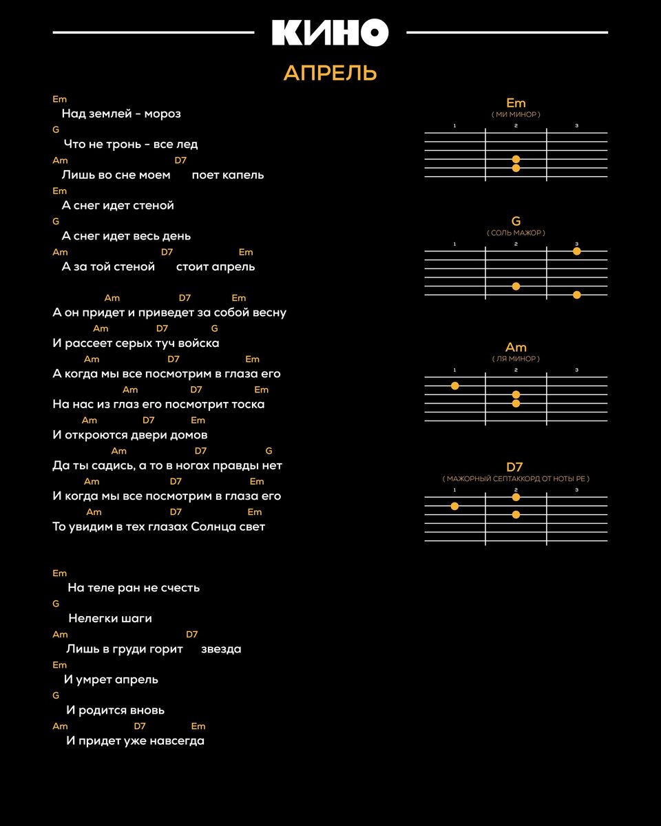 ОФИЦИАЛЬНЫЕ АККОРДЫ ПЕСЕН ИЗ АЛЬБОМЫ ЗВЕЗДА ПО ИМЕНИ СОЛНЦЕ | Группа КИНО |  Дзен