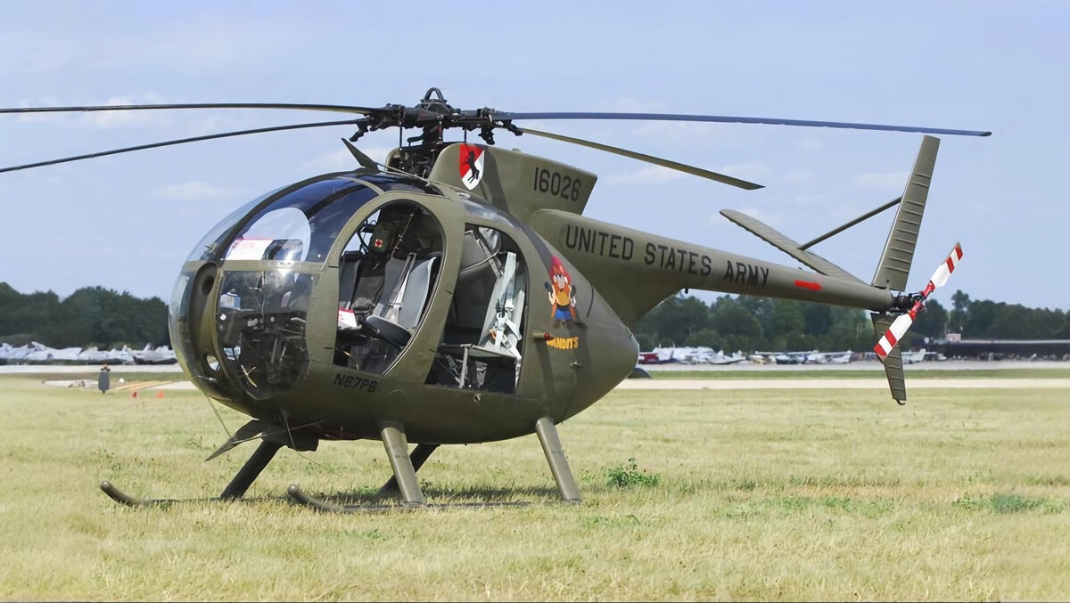 Hughes OH-6A Cayuse.