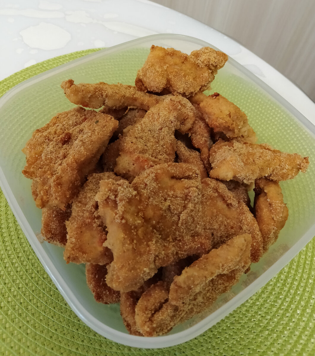 Из 1 кг мяса получается полный контейнер 2 л. 