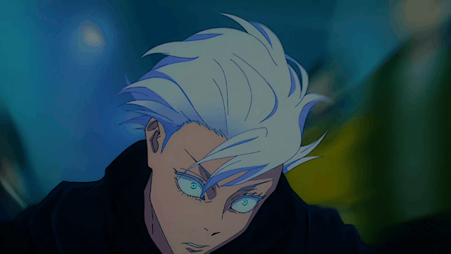 Годжо Сатору использует силу.