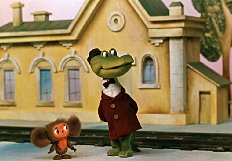 Кадр из мультфильма "Чебурашка"