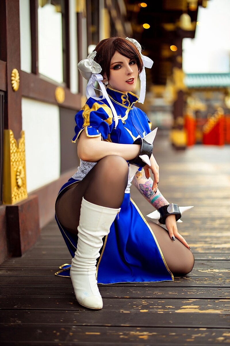 Чунь ли Street Fighter косплей