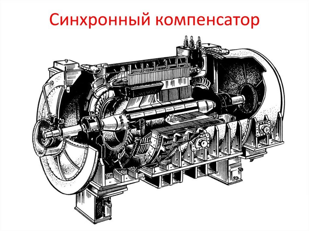 Синхронный компенсатор это. Мощность синхронных компенсаторов. Схема замещения синхронного компенсатора. Компенсация реактивной мощности синхронными двигателями. Синхронный компенсатор.