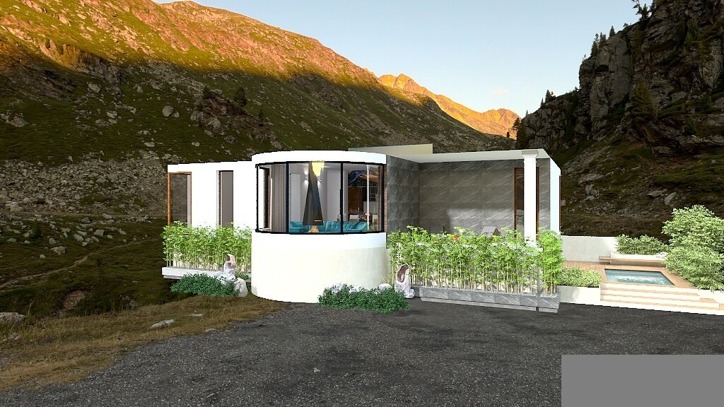 Вид со стороны террасы

