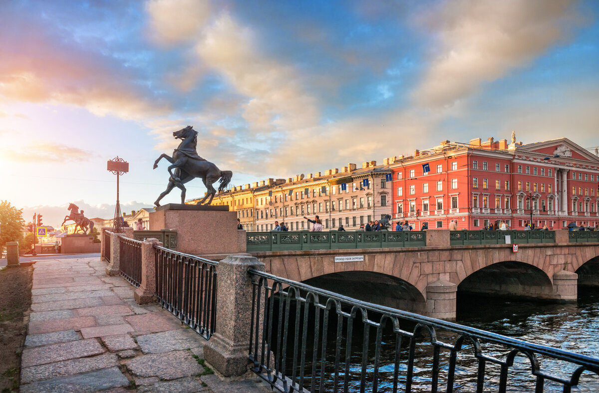 Картинки аничков мост в санкт петербурге