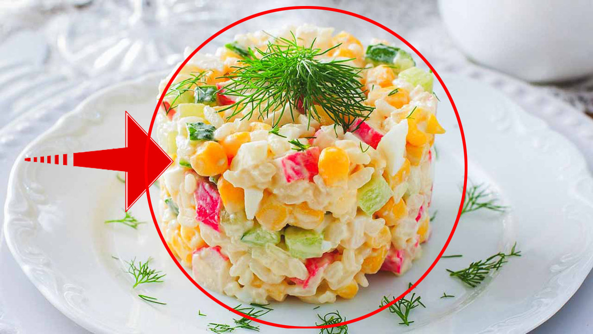 15 действительно вкусных салатов с крабовыми палочками