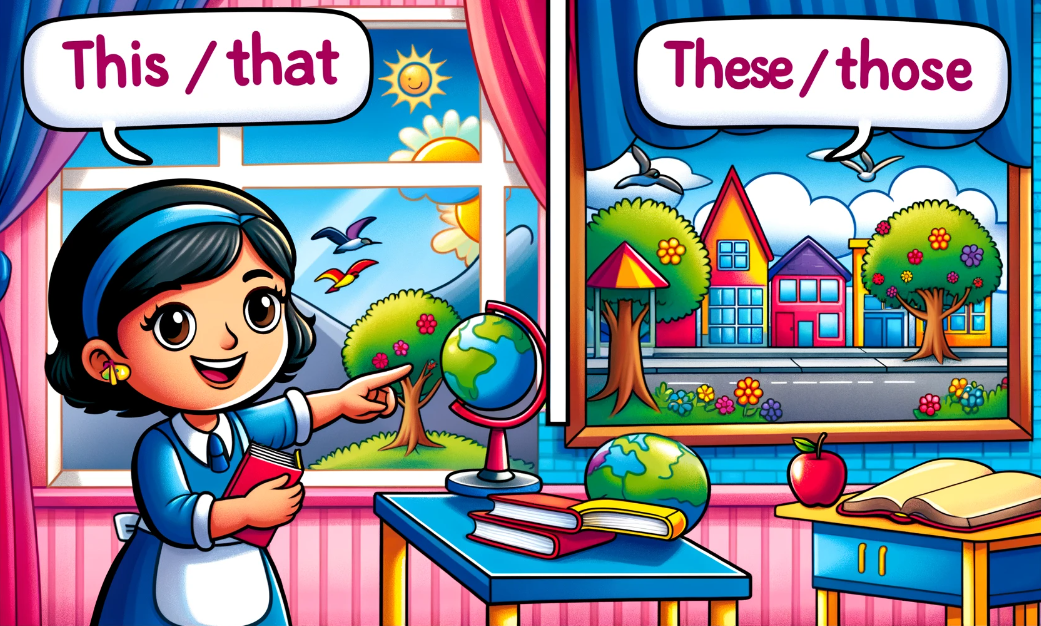 Местоимения this/that, these/those в английском языке