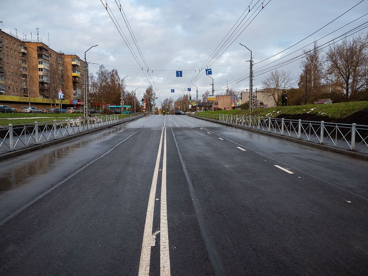 В Петрозаводске открыли четырехполосный мост на улице Антикайнена |  Карелия.Ньюс. Новости Петрозаводска | Дзен