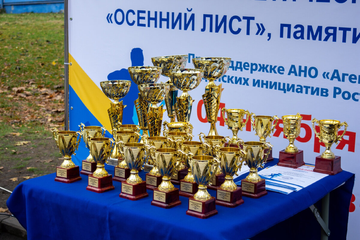 Кубки для студентов ДГТУ. Фото Татьяны Лушпенко. 